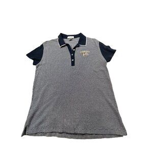 Antigua Womens Large Navy Nashville Predators Polo Shirt Hockey Short sleeves